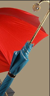 It’s raining bling at Pasotti’ Swarovski encrusted Umbrellas