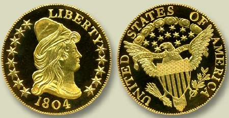 1804 Eagle Gold Coin Sold For $5 Million
