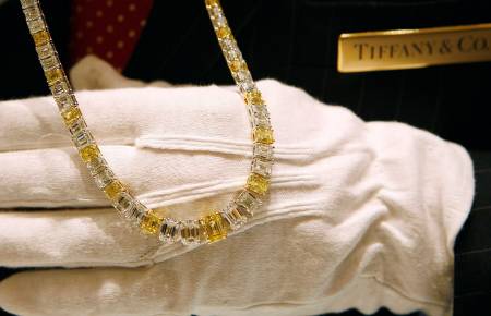 Tiffany’s Yellow Emerald-Cut Diamond Necklace for $1.2 mn