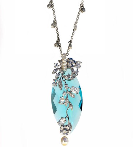 Timeless and Seasonless: Aqua Clara Necklace