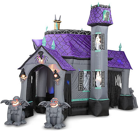 Dreadful Delight: Inflatable Cryptic Halloween Castle