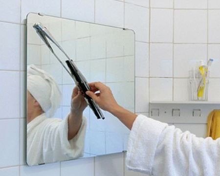 Mirror with Windshield Wiper: For Your Unconscious Need