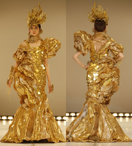 $1.2 million Outfits Woven with Gold Coins