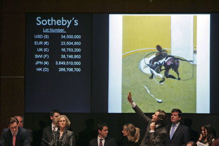 Big Sales of Bacon Paintings Set Sotheby’s Record, Fetched $315.9 mn