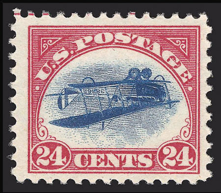 Inverted Jenny: Erroneous Airmail Stamp Fetches $977,500