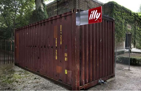 Illy Push Button House: Shipping Container Unfolds into Five-Room Abode in 90-secs