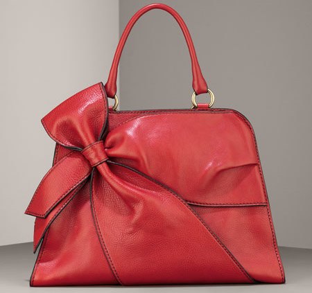 Elite Handbag: Valentino Side Bow Zip Top Satchel