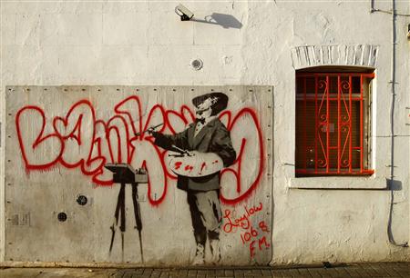 Banksy Wall Sells for $407,000 at eBay Auction