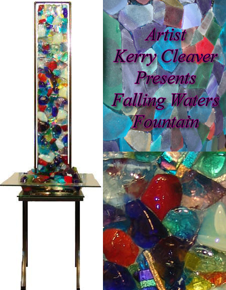 Falling Waters Fountain: Kerry Cleaver Artistic Creation