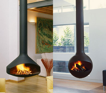 Trendy Suspended Fireplace for 2008 – Elite Choice