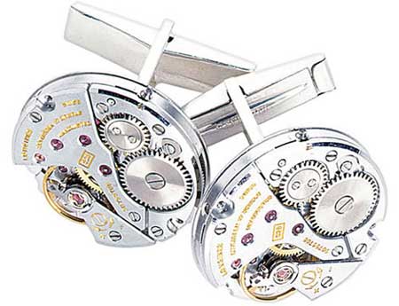 Circular Watch Cufflinks
