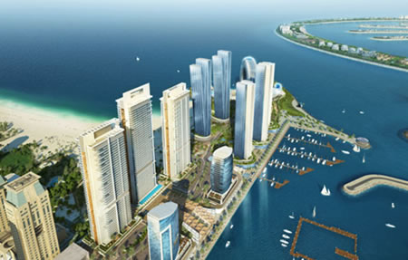 Dubai Promenade will Stand Adjacent to Wheel-Shaped Hotel