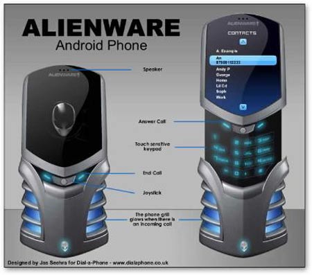 Dell Eyes Alienware Phone Mock-Ups, Replicates PC
