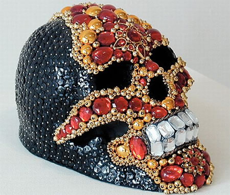 Amy Sarkisian Unveils Skulls Rooted with Gold and Ruby