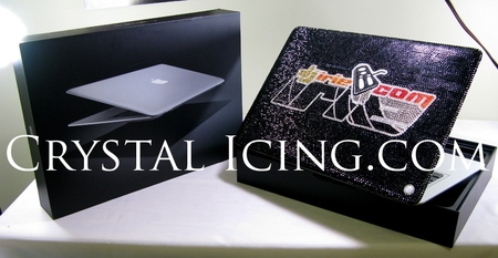 Macbook Air Shimmers With Swarovski Crystals