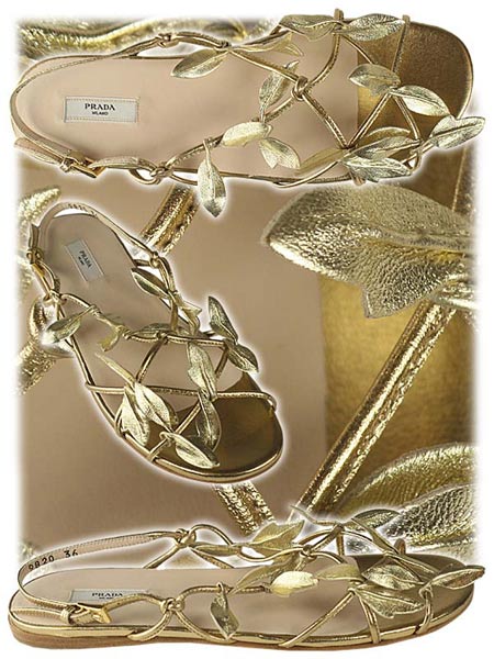 Golden Sandals