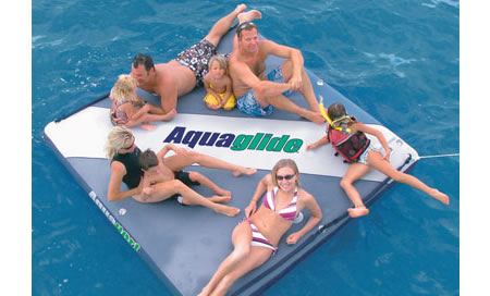 Aquaglide AirPort: Ride On Inflatable Private Island