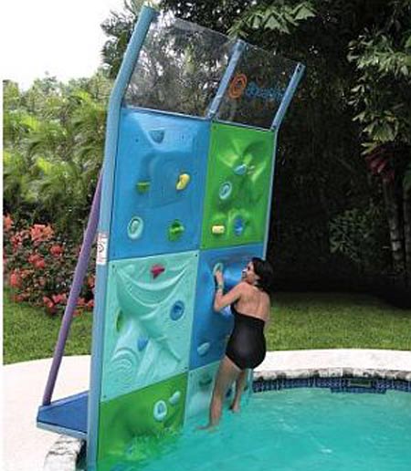 Aquatic Climbing Wall Offers An Exciting Workout!