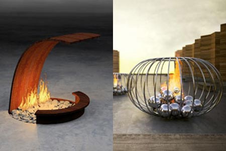  fireplace, radius design fireplace, steel stove minus glass fireplace; 