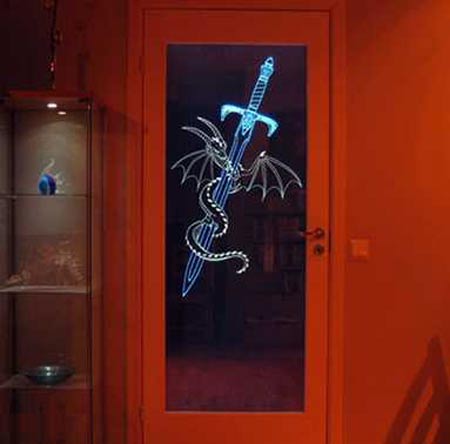 LED Glass Door