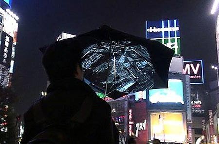 Futuristic Wi-Fi Pileus Umbrella