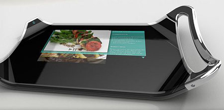 Eco-friendly Cutting Board with built-in flexible LCD display