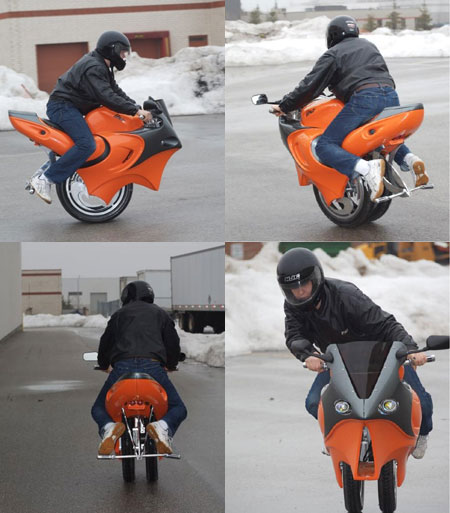 The Uno: One Wheeled Motorcycle?