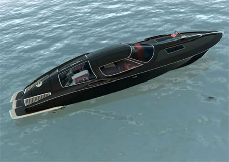 Watercraft Dons Auto Appeal, Concept Courtesy Swedish designer