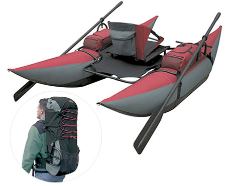 The Backpack Inflatable Pontoon Boat
