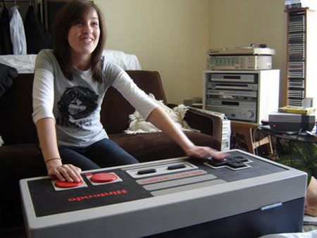 NES Controlled Mod; Most Funny Coffee Table Ever NES Controlled Mod, Coffee table, NES controller, Kyle Downes, Designer, Technology, Furniture