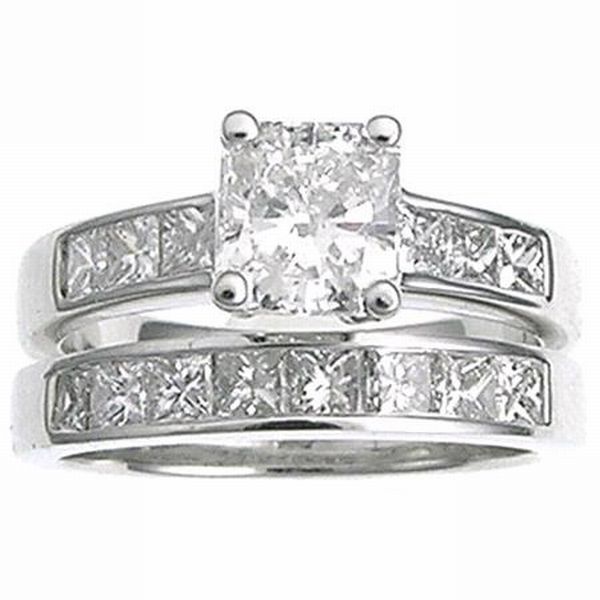diamond-engagement-ring-3 Twosome Awesome: Platinum diamond-Studded Rings