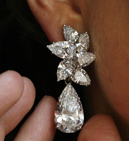 diamond ear clip