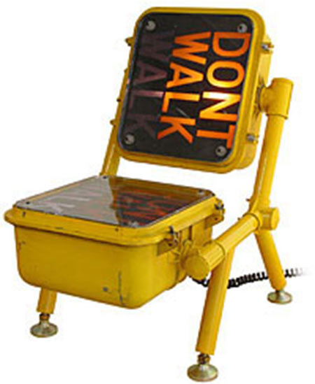 Walk-Donâ€™t Walk Chairs Apparently Cannot Walk!
