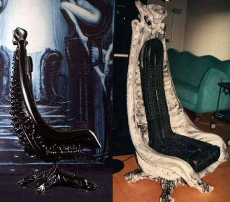 HR Giger Harkonnen Chair Is Truly Artistic Yet Realistic