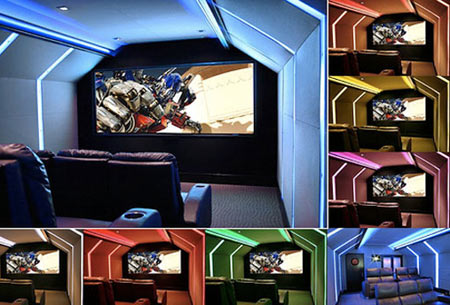 LED-Lit Home Theater