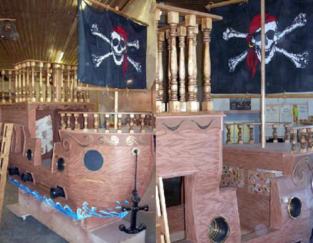 Pirate Ship Bed