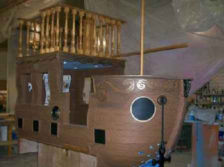 Pirate Ship Bed