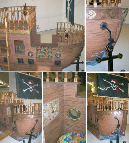 Pirate Ship Bed