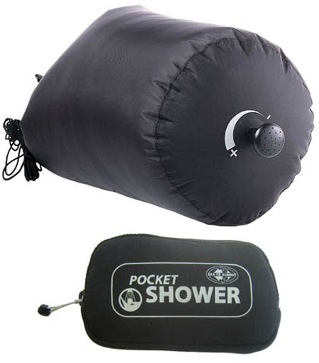 Bathing Via Pocket Shower