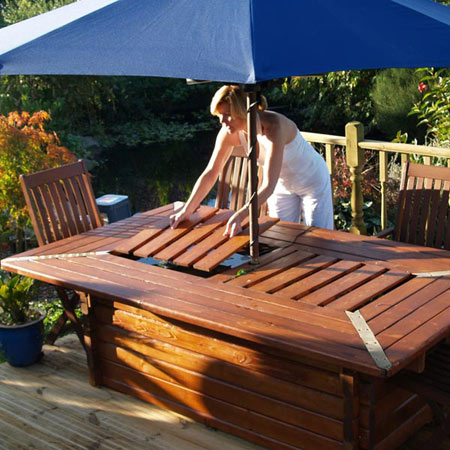 Pondable Garden Table