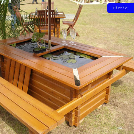Pondable Garden Table