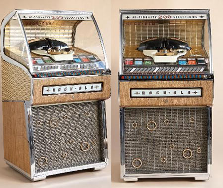 1957 rock-ola jukebox
