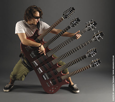 Limited Edition Six-Headed Guitar Is A Real Beast