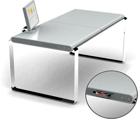 Hi-Tech XYZ Computer Desk Offers Mac Virtual Appeal
