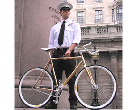 Pimp Your Ride: Â£9,500 Gold Bicycle Loves Going Green