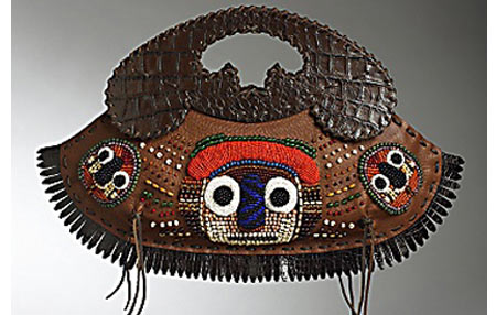 African Mask Handbag