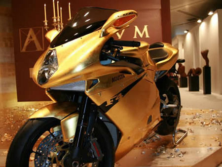 gold plated bike