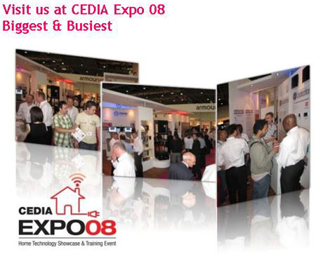 First Day at CEDIA Expo’08 Unveils Revolutionary Offerings