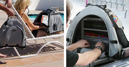 LapDome Shields Your laptop From Sun