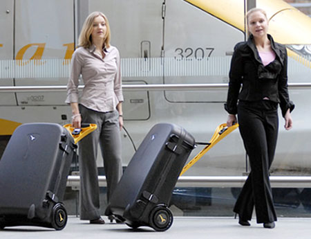 LiveLuggage: Power Packed Suitcase Walks On Wheels!